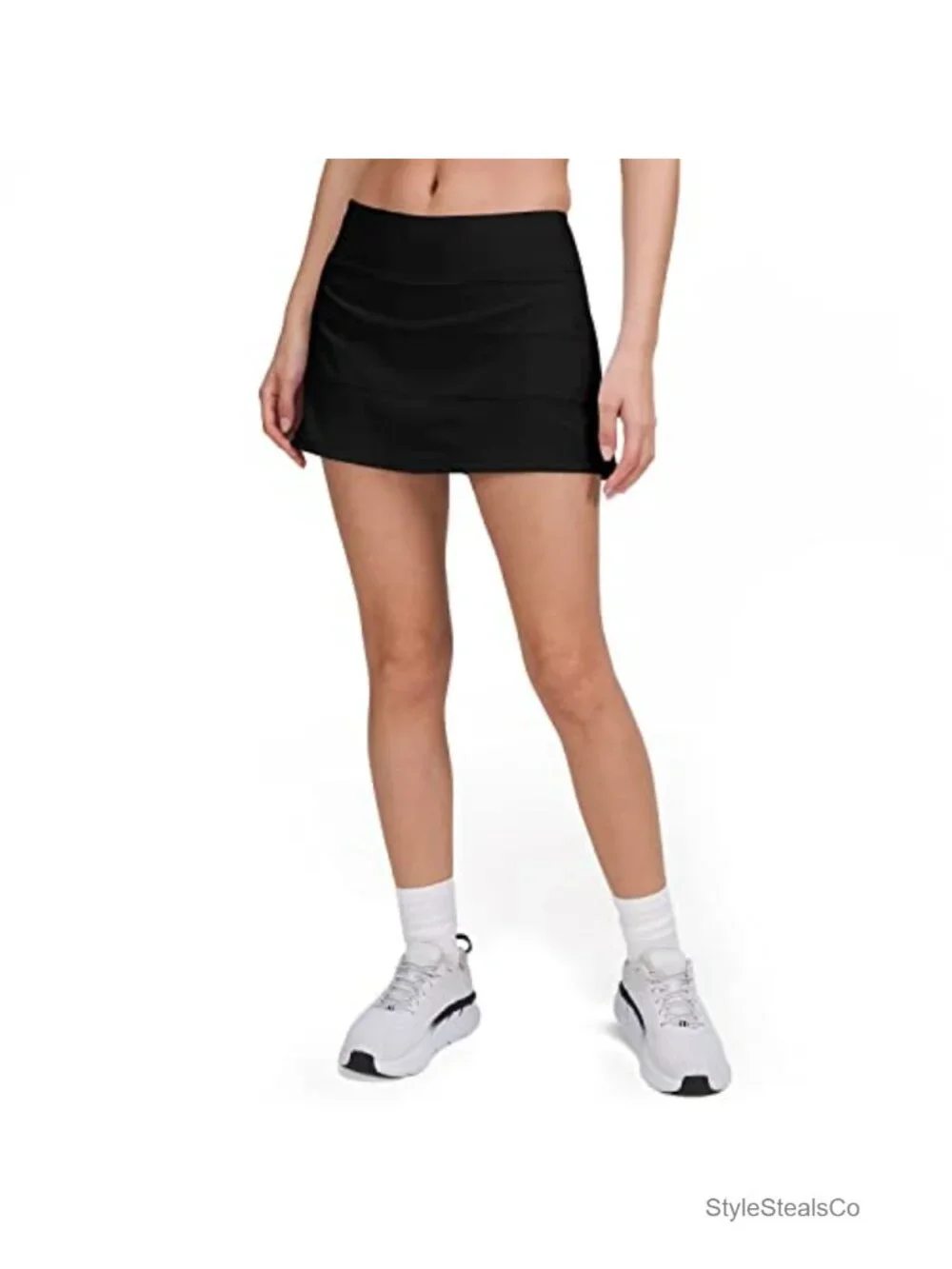 Women's Pleated Tennis Golf Skort with Pockets Built-in Shorts Athletic